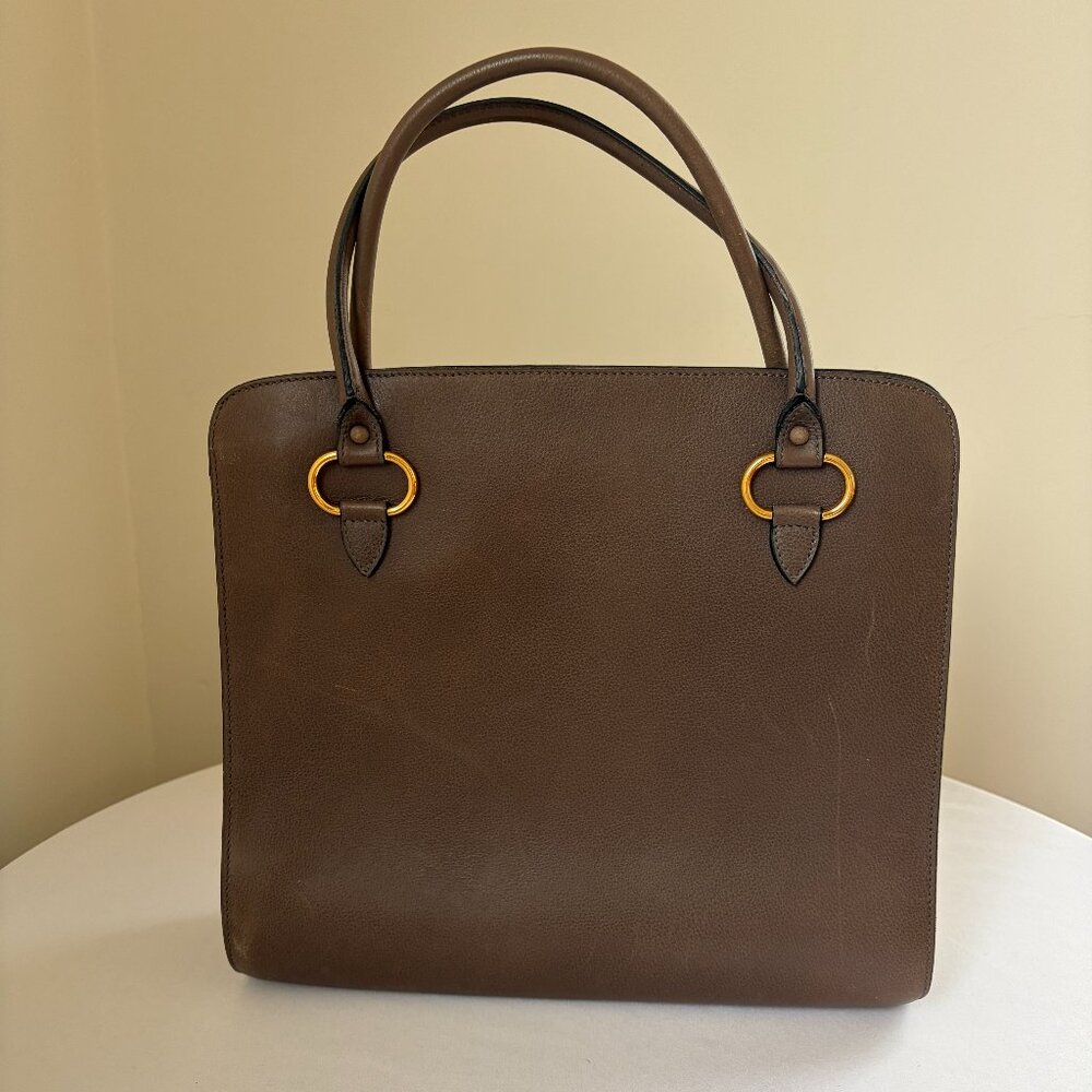 Delvaux Sepia Brown Handbag